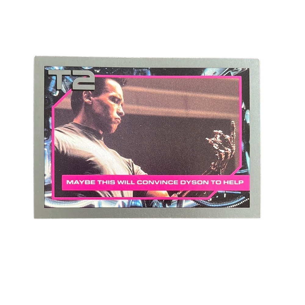 1991 Impel T2 Trading Card - ‘Maybe this will convince Dyson to help’